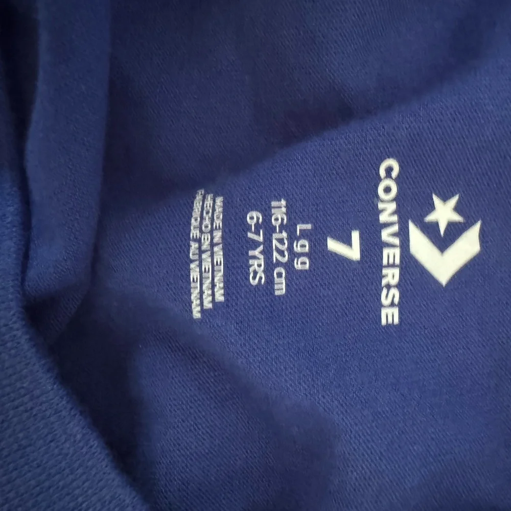 Converse Royal Blue Tee with Red and Gray Logo
